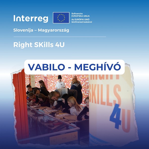 Vabilo na strokovno konferenco v okviru projekta Right Skills 4U
